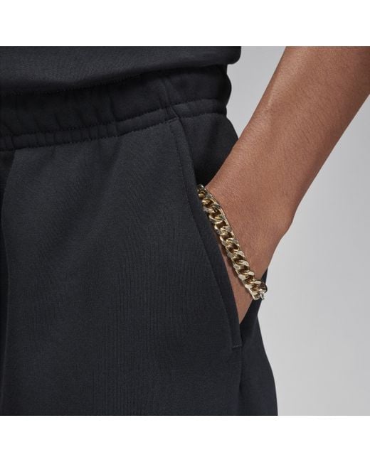 Shorts jordan brooklyn fleece di Nike in Black da Uomo