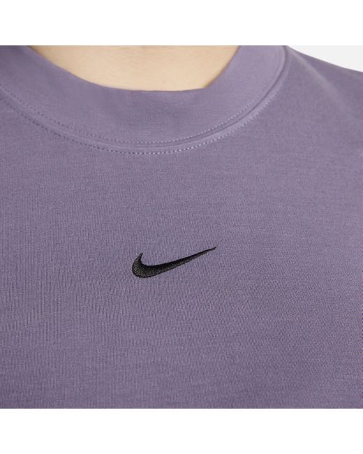 Nike Purple Sportswear Essential Midi Dress (plus Size)