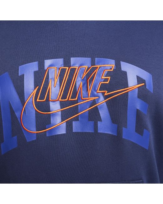 Nike Blue Club Fleece Pullover Hoodie for men