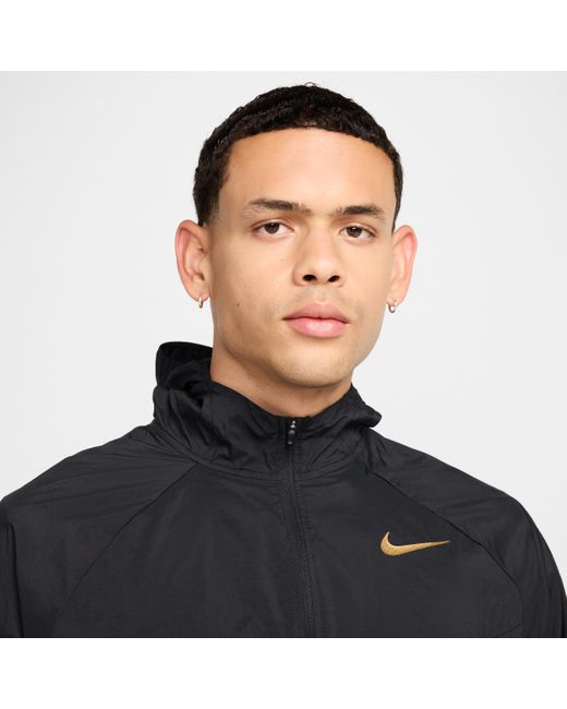 Nike X Jakob Waterafstotend Hardloopjack Voor in het Blue voor heren