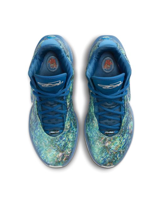 Nike Blue Lebron Xxi 'abalone' Basketball Shoes