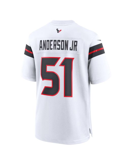 Nike White Will Anderson Jr. Houston Texans Nfl Game Football Jersey for men