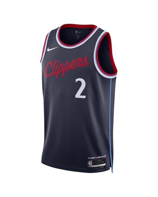 Nike Kawhi Leonard La Clippers 2024 25 Swingman Icon Edition Dri Fit Nba Jersey in Blue for Men Lyst