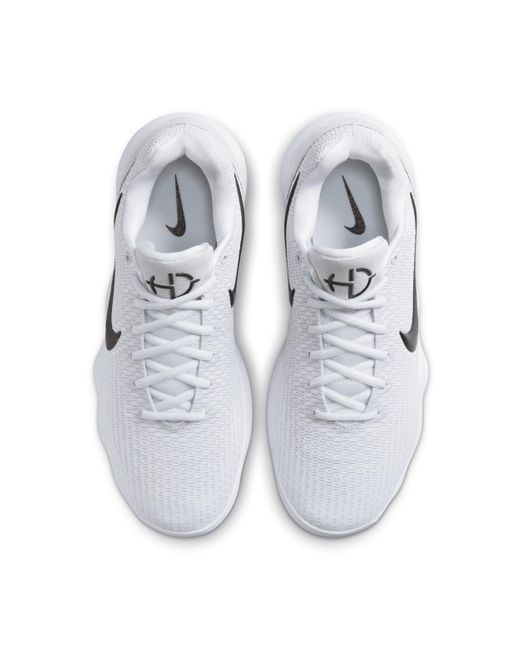 Nike White React Hyperdunk 2017 Low Basketball Shoes for men