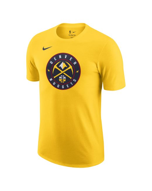 Nike Yellow Denver Nuggets Essential Nba T-shirt for men