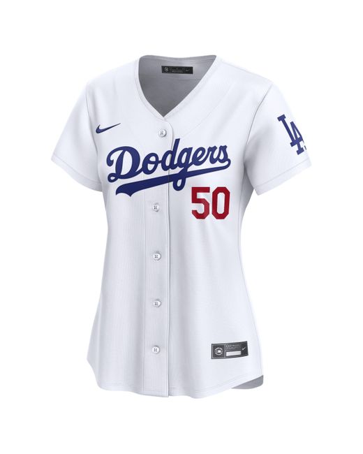 Nike White Mookie Betts Los Angeles Dodgers Dri-fit Adv Mlb Limited Jersey