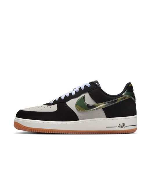 Nike Black Air Force 1 Low Retro Shoes for men