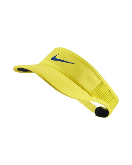 Nike Court Aerobill Women's Tennis Visor (yellow)