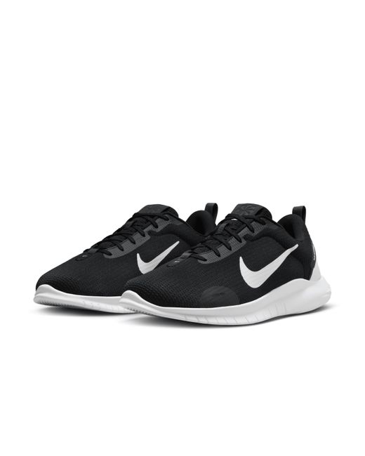 Nike Black Flex Experience Run 12 Road Running Shoes (extra Wide) for men