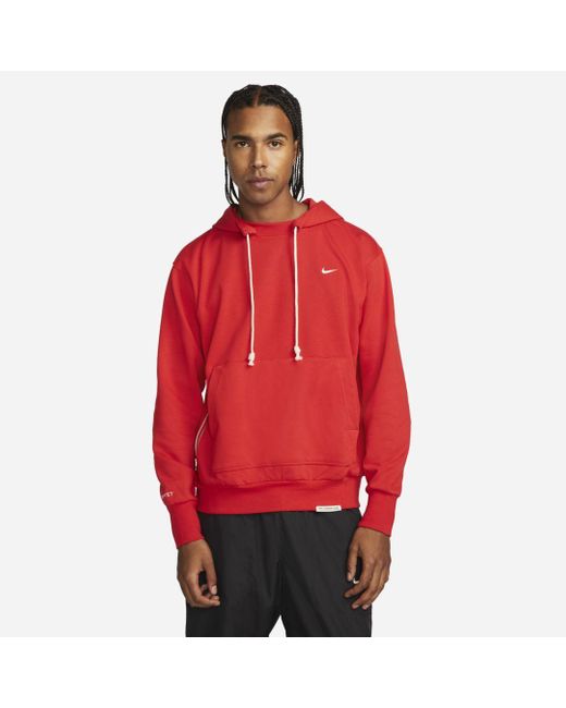 Nike Cotton Dri-fit Standard Issue Pullover Basketball Hoodie in ...