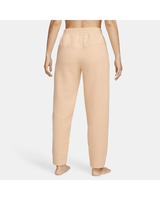Nike Natural Yoga Therma-fit Oversized High-waisted Trousers 50% Recycled Polyester