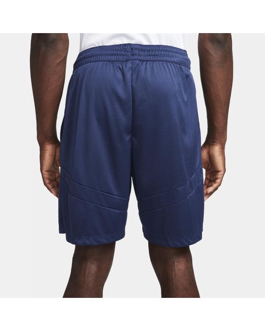 Shorts da basket dri-fit 21 cm icon di Nike in Blue da Uomo