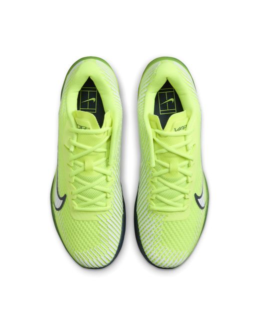 Nike Green Court Air Zoom Vapor 11 Hard Court Tennis Shoes for men