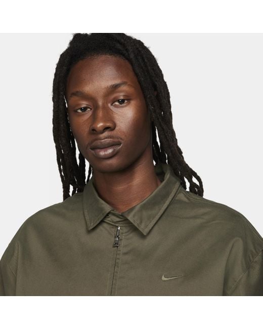 Nike Green Life Woven Harrington Jacket for men