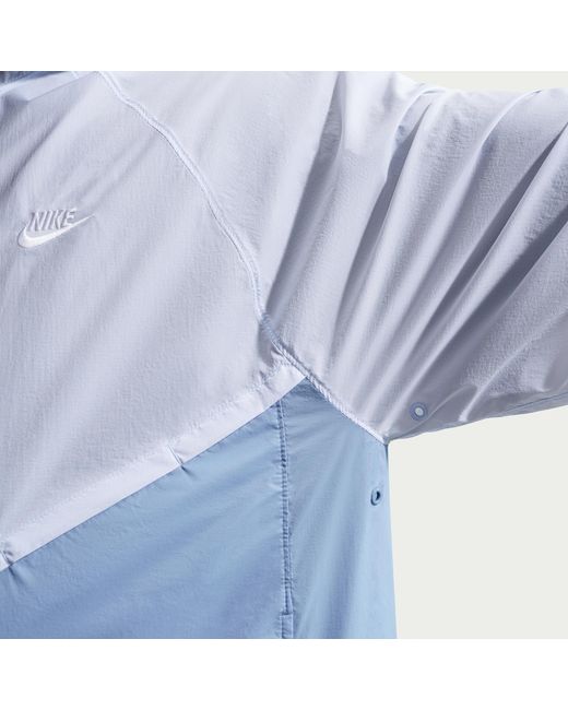 Nike Blue Windrunner Unlined Full-Zip Uv Jacket for men