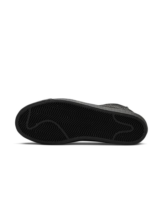 Scarpa da skateboard sb zoom blazer mid premium di Nike in Black