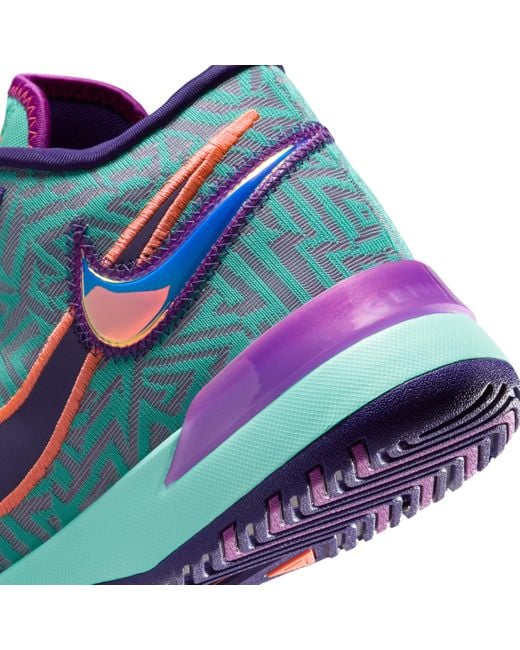 Nike Blue Lebron Nxxt Genisus Basketball Shoes for men