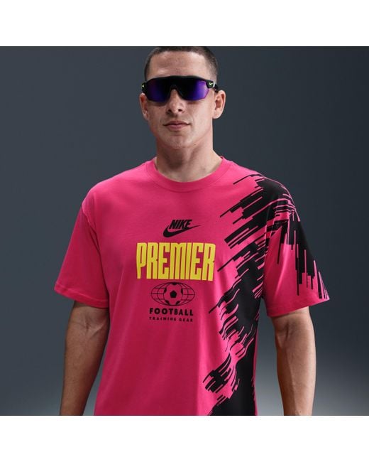 Nike Pink Max90 Soccer T-Shirt for men