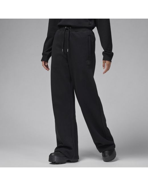 Nike Nike Flight Fleece Open Hem Trousers in Black Lyst UK