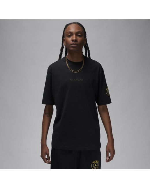 Nike Black Paris Saint-germain Wordmark Heritage 85 T-shirt Cotton for men