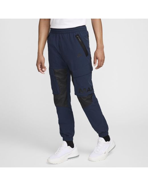 Nike Blue Sportswear Air Max Woven Cargo Trousers for men