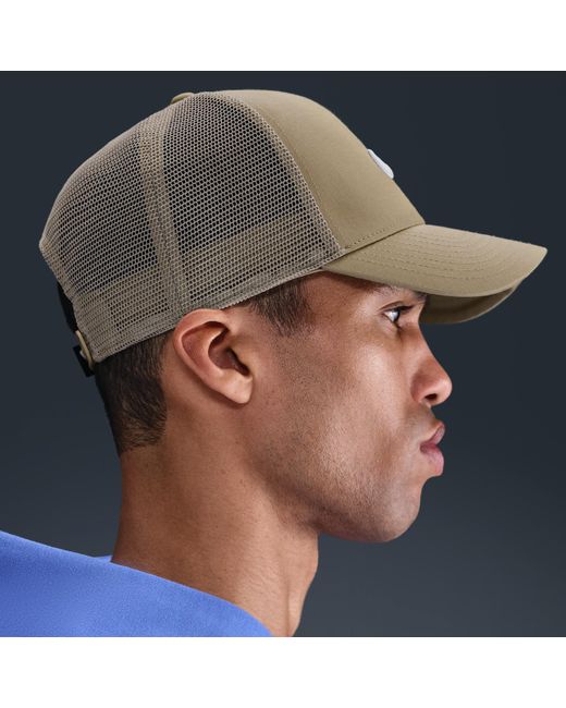 Nike Brown Rise Structured Trucker Cap