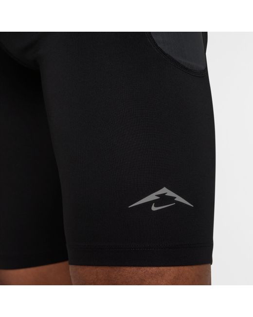 Nike Black Lava Loops Dri-Fit Adv Running Tights for men