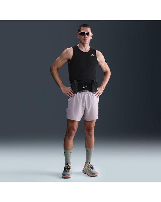 Nike Black Solar Chase Dri-Fit Adv Running Tank Top for men