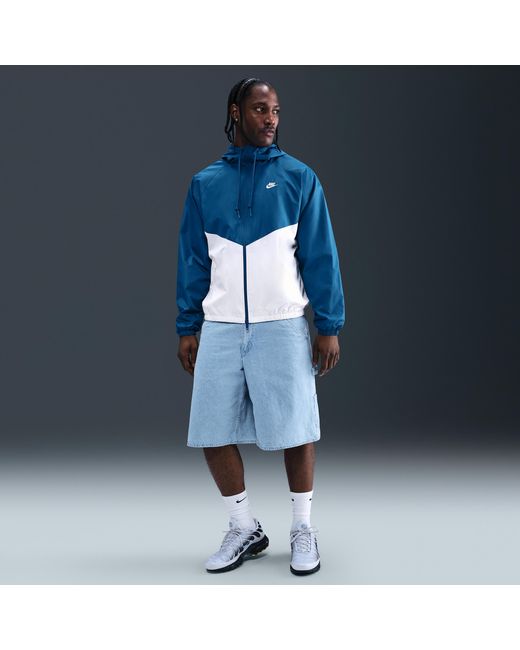 Nike Blue Windrunner Lined Jacket for men