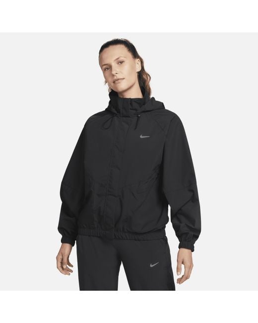 Nike Black Storm-fit Swift Running Jacket 50% Recycled Polyester