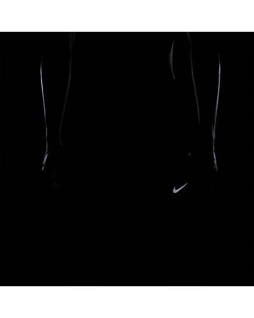nike running uv challenger dri fit hybrid joggers in black