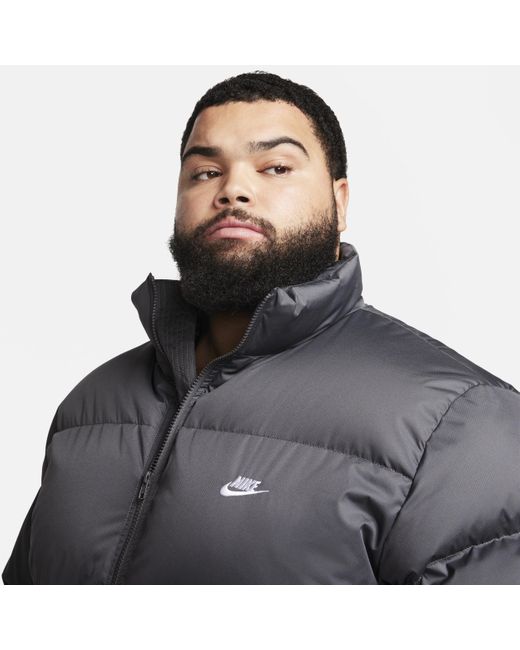 Nike Sportswear Club Puffer Jacket in Gray for Men Lyst
