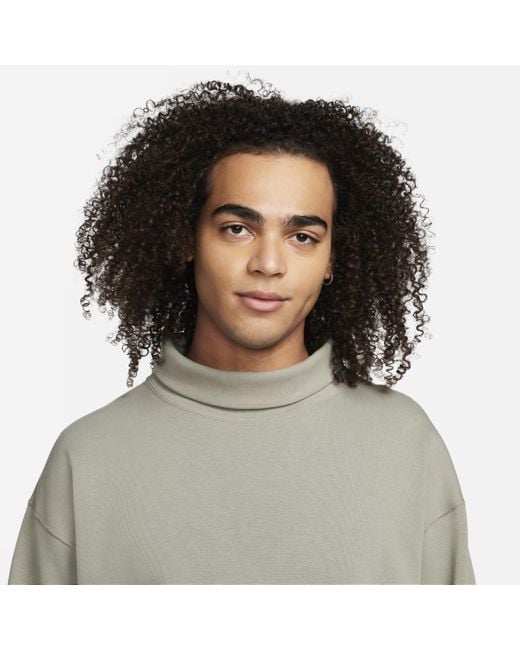 Nike Gray Sportswear Tech Fleece Re-imagined Oversized Turtleneck Sweatshirt Polyester for men