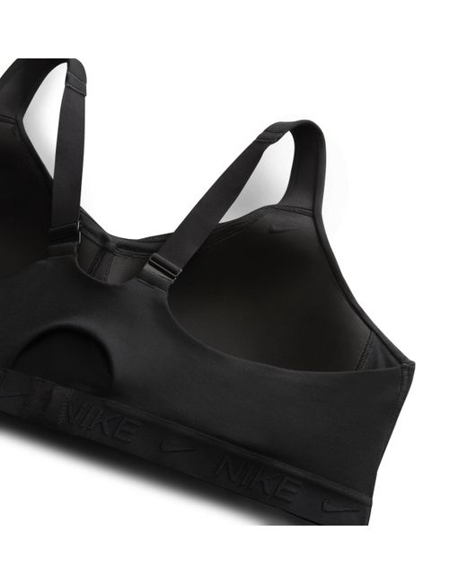 Nike Black Indy High-support Padded Adjustable Sports Bra