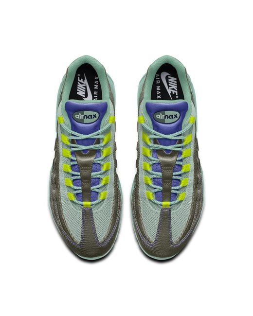 Scarpa personalizzabile air max 95 by you di Nike in Green da Uomo