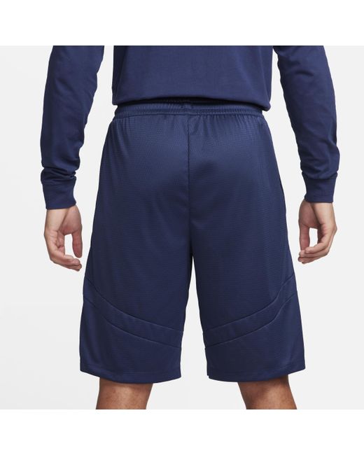Nike Blue Icon Dri-fit 11" Basketball Shorts for men