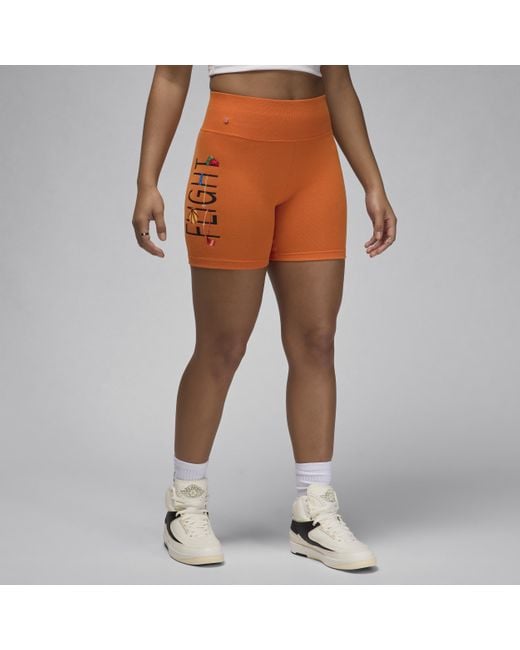 Nike Jordan Artist Series By Darien Birks Shorts in het Orange