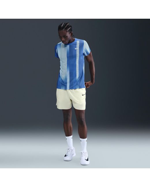Nike Blue Court Victory Dri-Fit Tennis Top for men