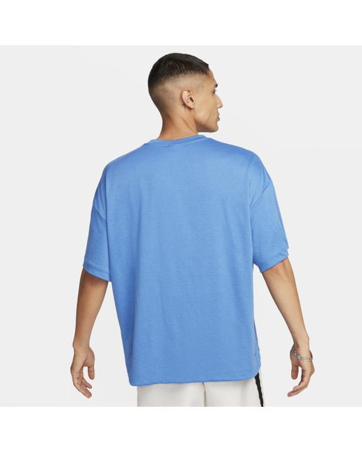 Nike Sportswear Tech Pack Dri-fit Top Met Korte Mouwen in het Blue voor heren