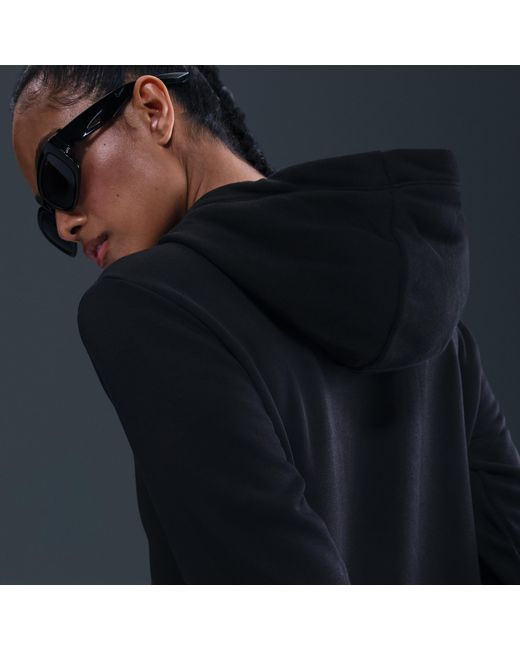 Nike Black Sportswear Club Fleece Logo Pullover Hoodie