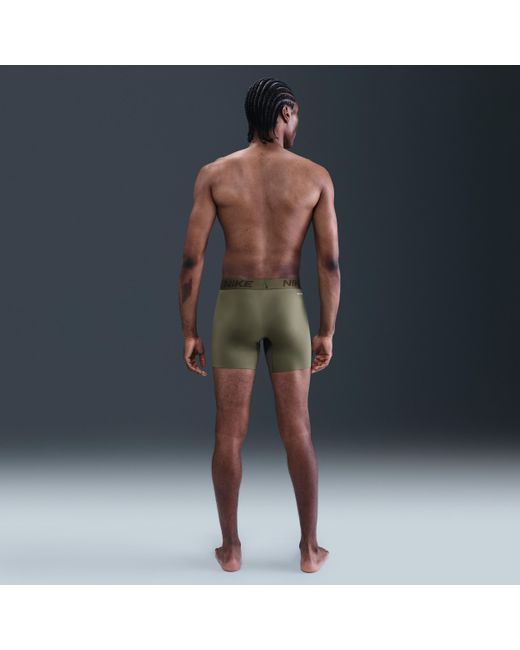 Nike Blue Elite Micro Dri-Fit Adv Boxer Briefs for men