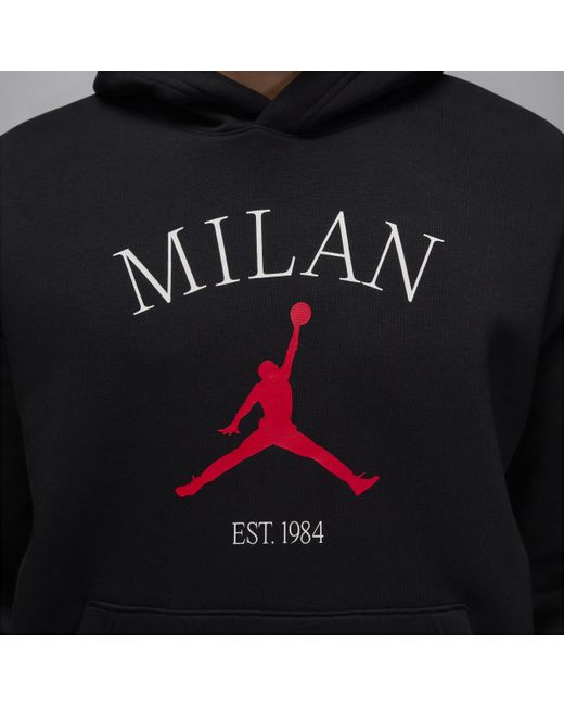 Felpa pullover con cappuccio jordan london di Nike in Black da Uomo