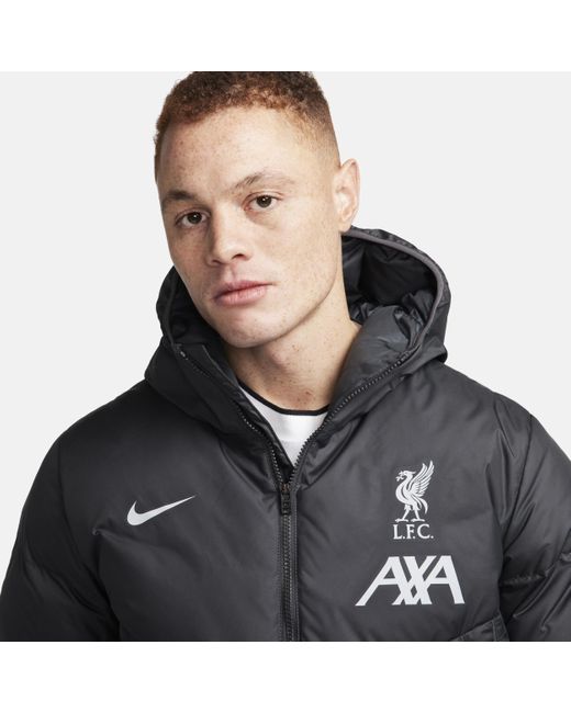 Nike Black Liverpool Fc Strike Storm-fit Soccer Jacket for men