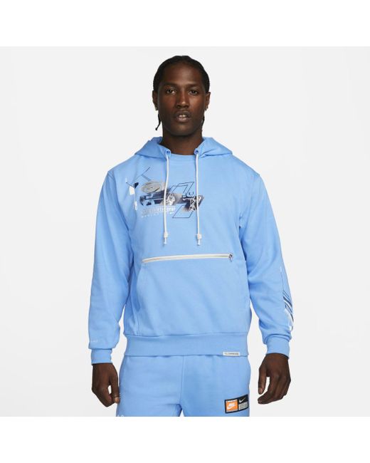 Nike Cotton Dri-fit Standard Issue Pullover Basketball Hoodie in ...