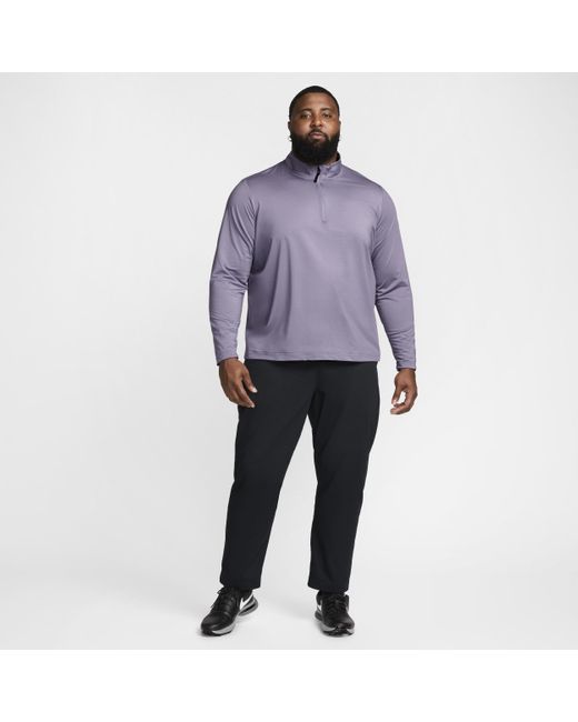 Nike Purple Victory Dri-fit 1/2-zip Golf Top for men
