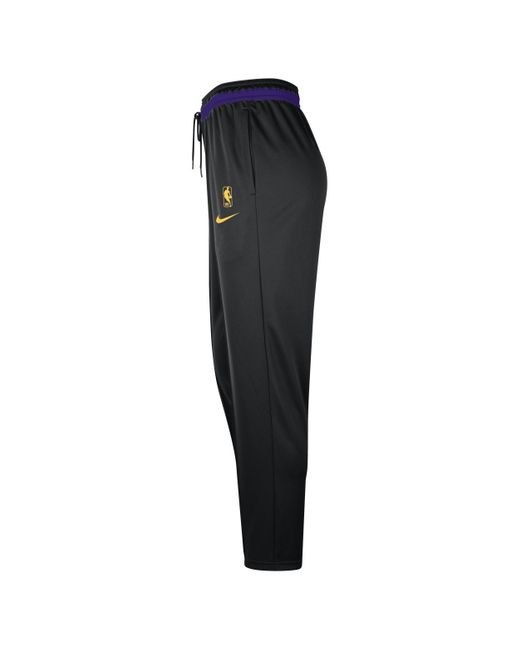 Nike Black Los Angeles Lakers Starting 5 Dri-fit Nba Tracksuit Polyester for men