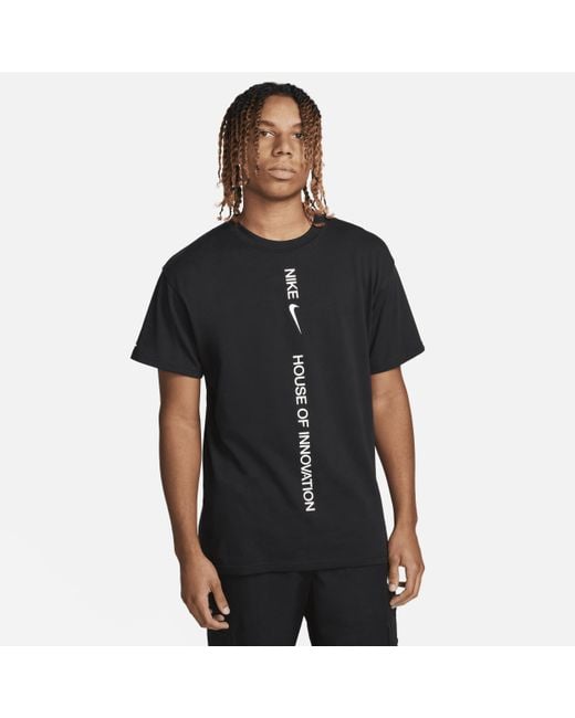 Nike Sportswear House Of Innovation paris T shirt in Black for