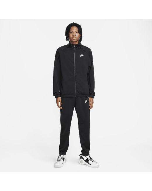 Nike Black Club Poly-knit Tracksuit 50% Recycled Polyester for men