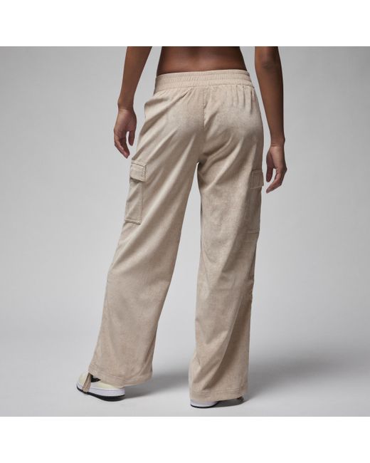 Pantaloni chicago in velluto a coste jordan di Nike in Natural