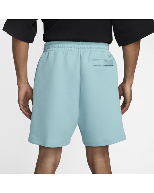 Nike tech fleece shorts blue hotsell